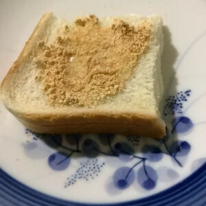 トースト (バター きな粉 砂糖 バター)